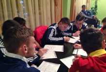 UNDER 17 / STUDIU ȘI TEME PENTRU ȘCOALĂ ÎN CANTONAMENTUL NAȚIONALEI