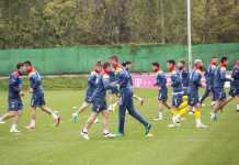 FOTO & VIDEO | Tricolorii s-au antrenat azi la Mogoșoaia în pregătirea partidei cu Polonia