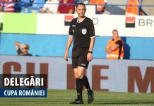 Delegările de arbitri şi televizările pentru meciurile de marţi din optimile Cupei României