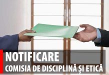 Notificare Comisia de Disciplină pentru clubul Şoimii Pâncota – dosar 12/CD/2017