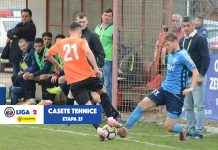 Casetele de meci ale etapei cu numărul 25 din eşalonul secund, ediţia 2017-2018