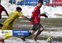 Casetele de meci ale etapei cu numărul 26 din eşalonul secund, ediţia 2017-2018