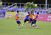 FOTO & VIDEO | 24 de jucători din cei 27 convocați de Cosmin contra au participat la antrenamentul de luni, 28 mai