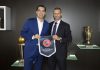 FRF susține oficial candidatura lui Aleksander Čeferin pentru un nou mandat la președinția UEFA Razvan Burleanu Aleksander Ceferin