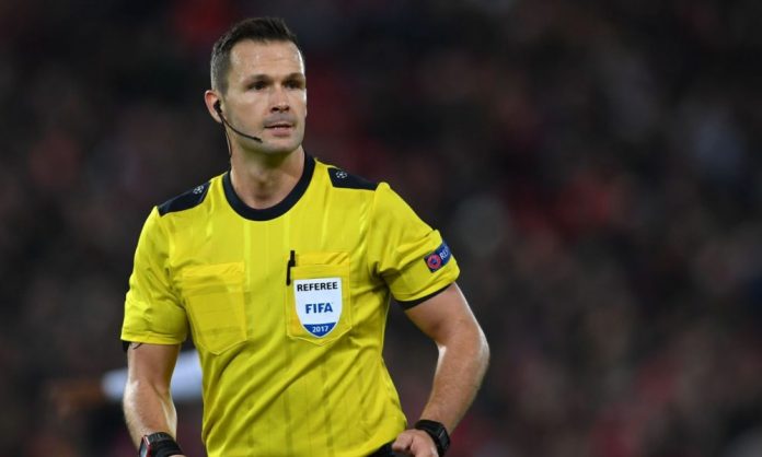 Ivan Kruzliak va arbitra partida dintre Romania si Muntenegru