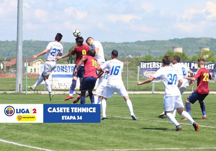 Casete Tehnice Liga 2 Etapa 34