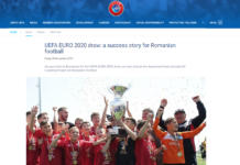 UEFA: „Tragerea la sorți EURO 2020, poveste de succes pentru fotbalul românesc”