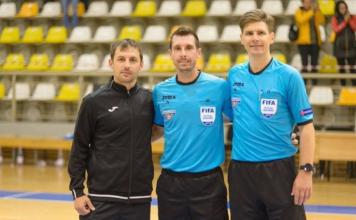 4 arbitri și un observator din România, delegați la meciurile retur din optimile de finală ale UEFA Futsal Champions League