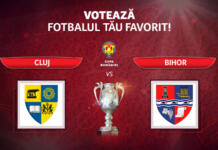 Cupa României | Votează CLUJ vs BIHOR până pe 10 aprilie în competiția Cupa Vine la Tine!