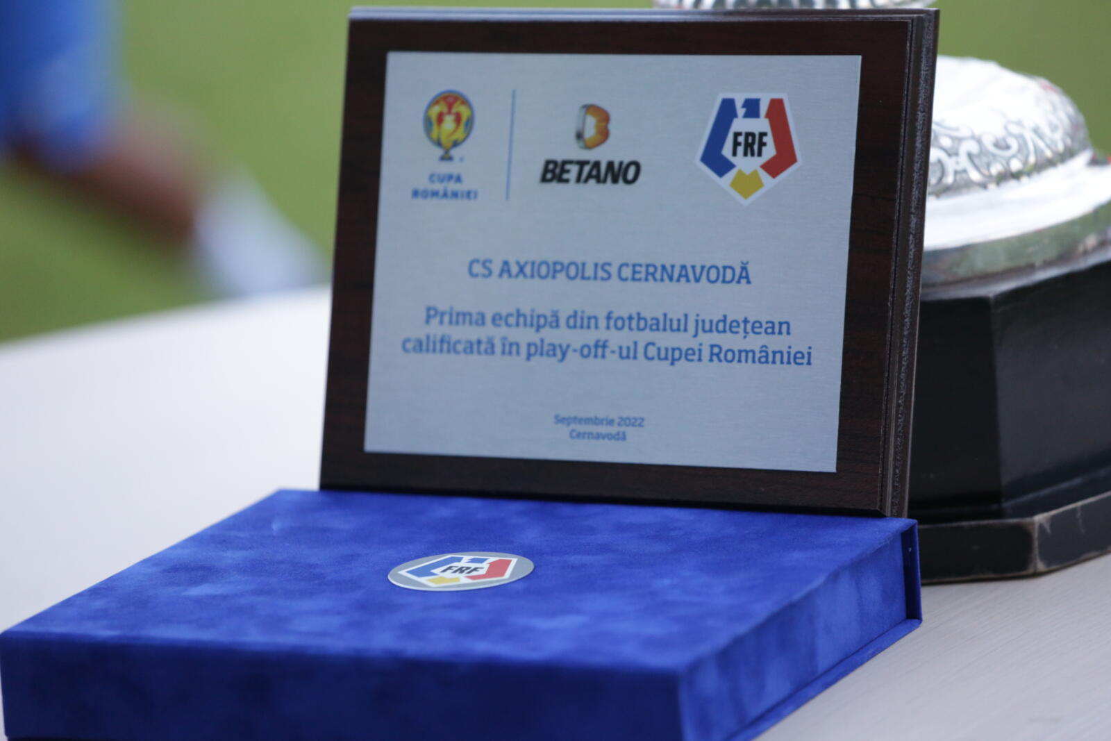 Axiopolis a fost premiată de FRF pentru performanța din Cupa României