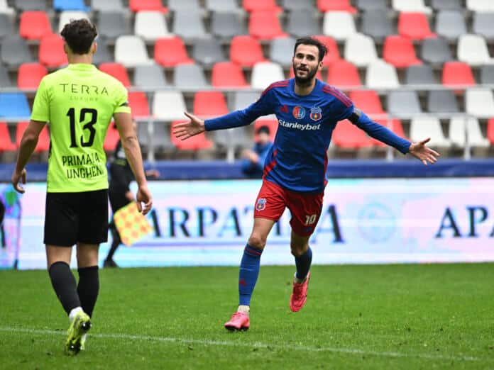 FOTBAL:STEAUA BUCURESTI-UNIREA UNGHENI, LIGA 2 CASA PARIURILOR (8.12.2024)