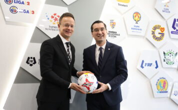 FOTO&VIDEO Vizită diplomatică maghiară la Casa Fotbalului