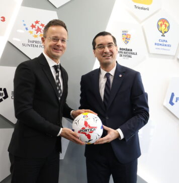 FOTO&VIDEO Vizită diplomatică maghiară la Casa Fotbalului