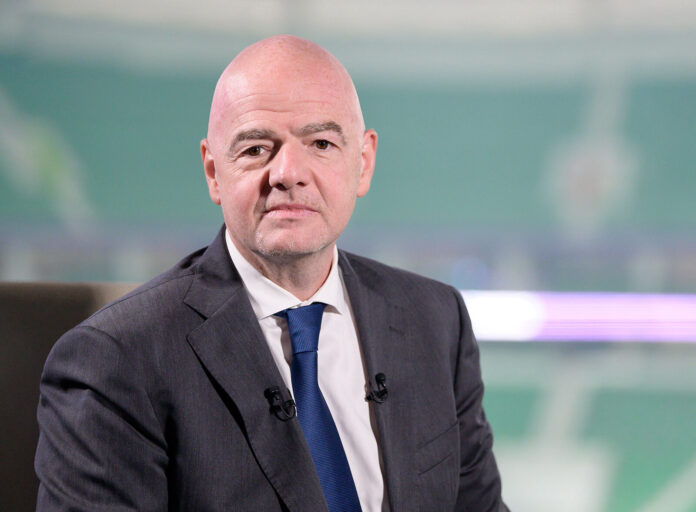 FIFA President Gianni Infantino Interview during the FIFA Arab Cup Qatar 2021