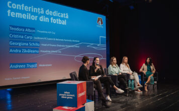 FOTO Peste 100 de femei au participat la prima conferință din România, dedicată femeilor din fotbal