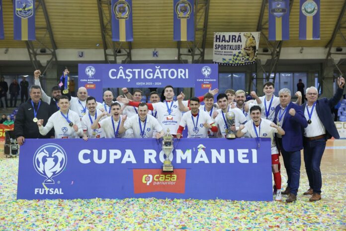 United Galați, câștigătoarea Cupei României Futsal 25/26