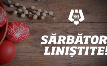 Federația Română de Fotbal vă urează „Sărbători liniștite!”