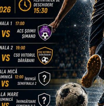 Comuna Șimand găzduiește Final Four-ul Campionatului Național de Futsal U19!
